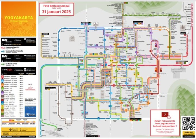 Yogyakarta Transit Map